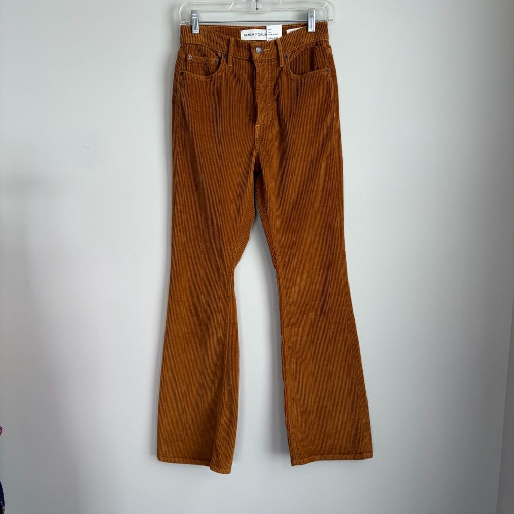 Aritzia Denim Forum Marianne High Rise Flare Corduroy Jeans Pants Retro 70s